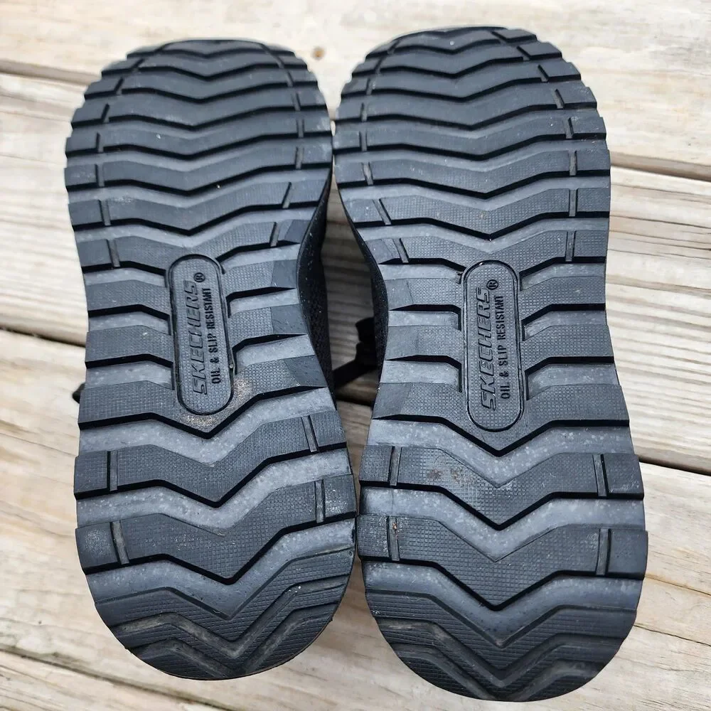 Skechers Womens Bulklin- Balran Black Comp Toe Work and Safety Shoes Size 8